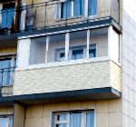 отделка балкона